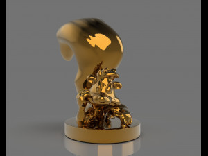 pepe le pew figurine 3D Baskı Modeli