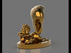 pepe le pew figurine 3D Baskı Modeli