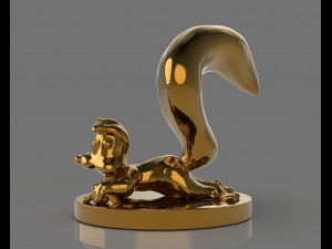 pepe le pew figurine 3D Baskı Modeli