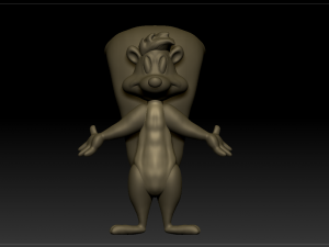 pepe le pew figurine 3D Baskı Modeli