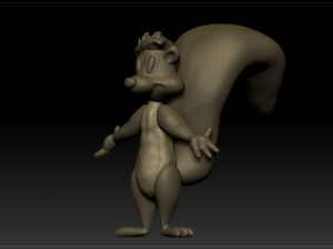 pepe le pew figurine 3D Baskı Modeli