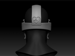 quarantine mask glass v2 Modello di stampa 3D