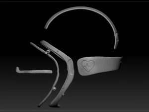 quarantine mask glass v2 3D Print Model