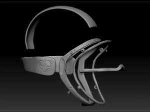 quarantine mask glass v2 3D Print Model
