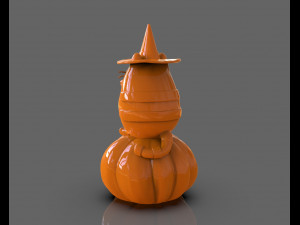 pusheen eating pumpkin pie 3d sculpt 3D Baskı Modeli