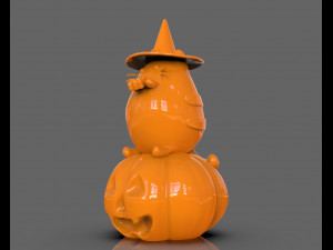pusheen eating pumpkin pie 3d sculpt 3D Baskı Modeli