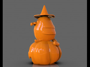 pusheen eating pumpkin pie 3d sculpt 3D Baskı Modeli