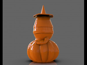 pusheen eating pumpkin pie 3d sculpt 3D Baskı Modeli