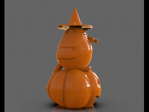 pusheen eating pumpkin pie 3d sculpt 3D Baskı Modeli