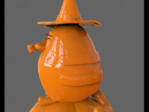pusheen eating pumpkin pie 3d sculpt 3D Print Model