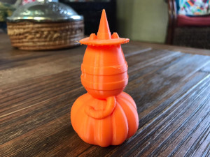 pusheen eating pumpkin pie 3d sculpt 3D Baskı Modeli