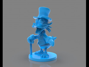 scrooge mcduck sculture zbrush timelapse 3D-printmodel