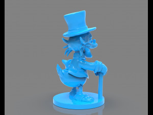 scrooge mcduck sculture zbrush timelapse 3D-printmodel