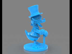 scrooge mcduck sculture zbrush timelapse 3D-printmodel