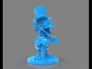 scrooge mcduck sculture zbrush timelapse 3D-printmodel