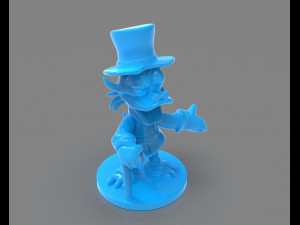 scrooge mcduck sculture zbrush timelapse 3D-printmodel