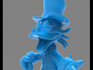 scrooge mcduck sculture zbrush timelapse 3D-printmodel
