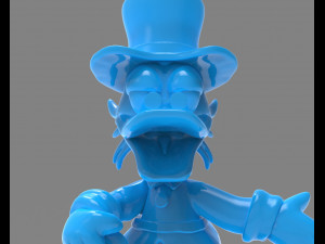 scrooge mcduck sculture zbrush timelapse 3D-printmodel