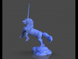 real unicorn sculpture 3D Print Model