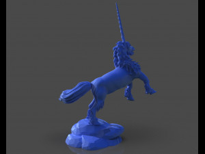real unicorn sculpture Modelo de Impressão 3D