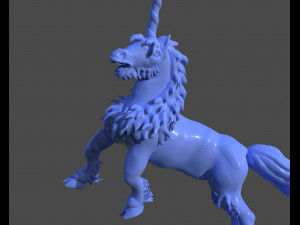 real unicorn sculpture Modelo de Impressão 3D