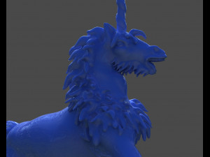 real unicorn sculpture Modelo de Impressão 3D
