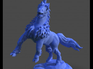 real unicorn sculpture Modelo de Impressão 3D