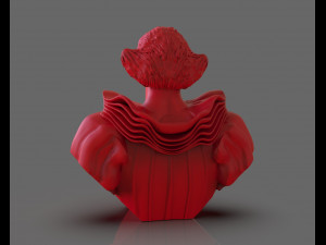 pennywise it 2017 bust Modelo de impresión 3D