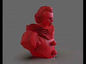 pennywise it 2017 bust Modelo de impresión 3D