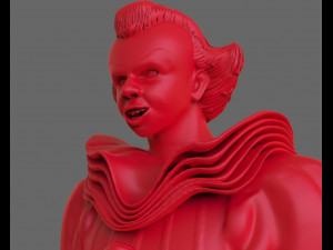 pennywise it 2017 bust Modelo de impresión 3D