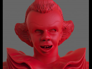 pennywise it 2017 bust Modelo de impresión 3D