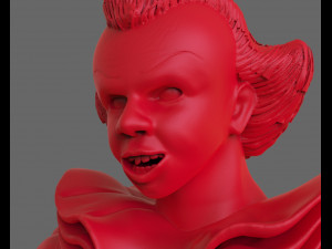pennywise it 2017 bust Modelo de impresión 3D