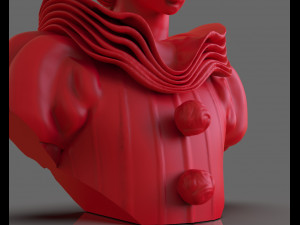 pennywise it 2017 bust Modelo de impresión 3D