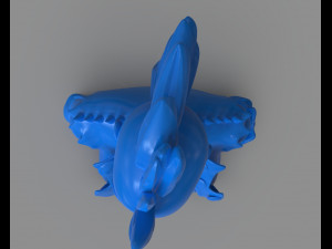 stylized punk storm bust 3D प्रिंट मॉडल