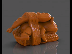 nigiri cat art toy 3D Print Model