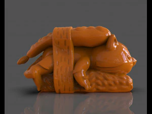 nigiri cat art toy 3D Print Model