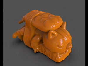 nigiri cat art toy Model do druku 3D