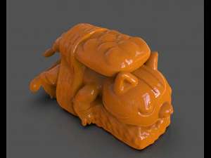 nigiri cat art toy 3D Print Model