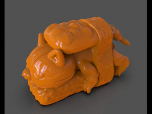 nigiri cat art toy Model do druku 3D
