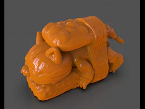 nigiri cat art toy 3D Print Model