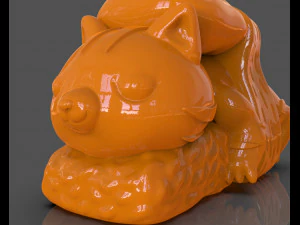 nigiri cat art toy 3D Print Model