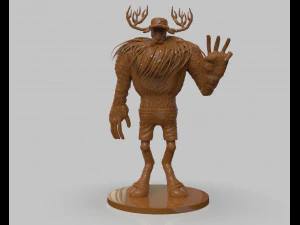 titik monster Model Cetak 3D