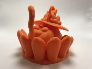 choco cream cat tart 3D Print Model