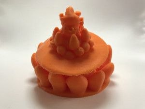 choco cream cat tart 3D Baskı Modeli