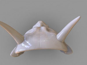 classic japanese oni mask Modelo de Impressão 3D