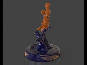 dhalsim yoga power sculpture Model Cetak 3D