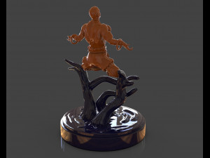 dhalsim yoga power sculpture Model Cetak 3D