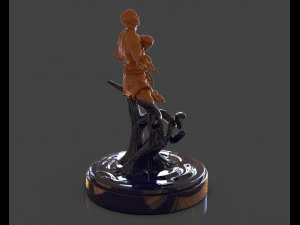 dhalsim yoga power sculpture 3D Print Model