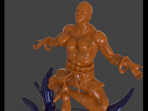 dhalsim yoga power sculpture Model Cetak 3D