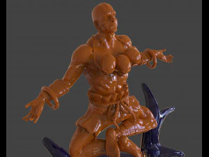 dhalsim yoga power sculpture 3D Print Model